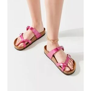 Birkenstock Slides Mayari Metallic size 36 women